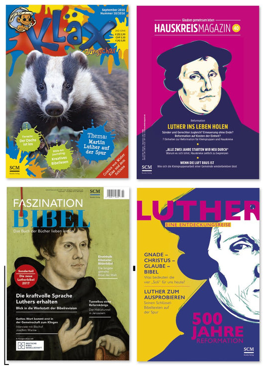 Luther-Set - 4 Magazine zum Reformationstag